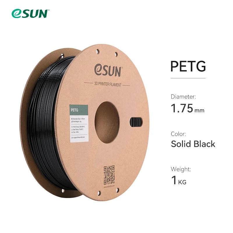 PETG Filament 1.75Mm,3D Printer Filament PETG Accuracy +/- 0.05Mm,1Kg 2.2LBS Spool 3D Printing Materials for 3D Printers