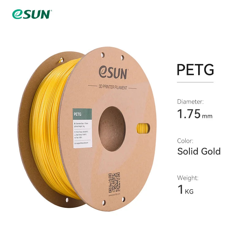 PETG Filament 1.75Mm,3D Printer Filament PETG Accuracy +/- 0.05Mm,1Kg 2.2LBS Spool 3D Printing Materials for 3D Printers