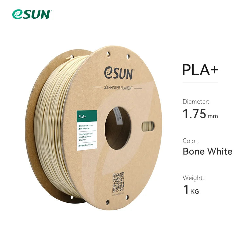 3D Printer Filament PLA+ 1.75Mm Dimensional Accuracy +/- 0.03Mm 1KG (2.2 LBS) Spool 3D Printing Material for 3D Printers