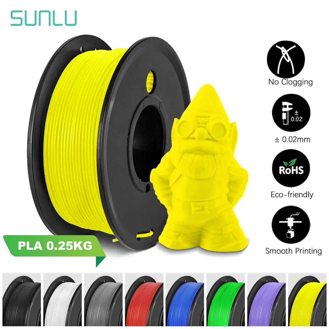 0.25KG 3D Filament Mini Spool PLA Filament 1.75Mm Small Environmental Protection for 3D Printer