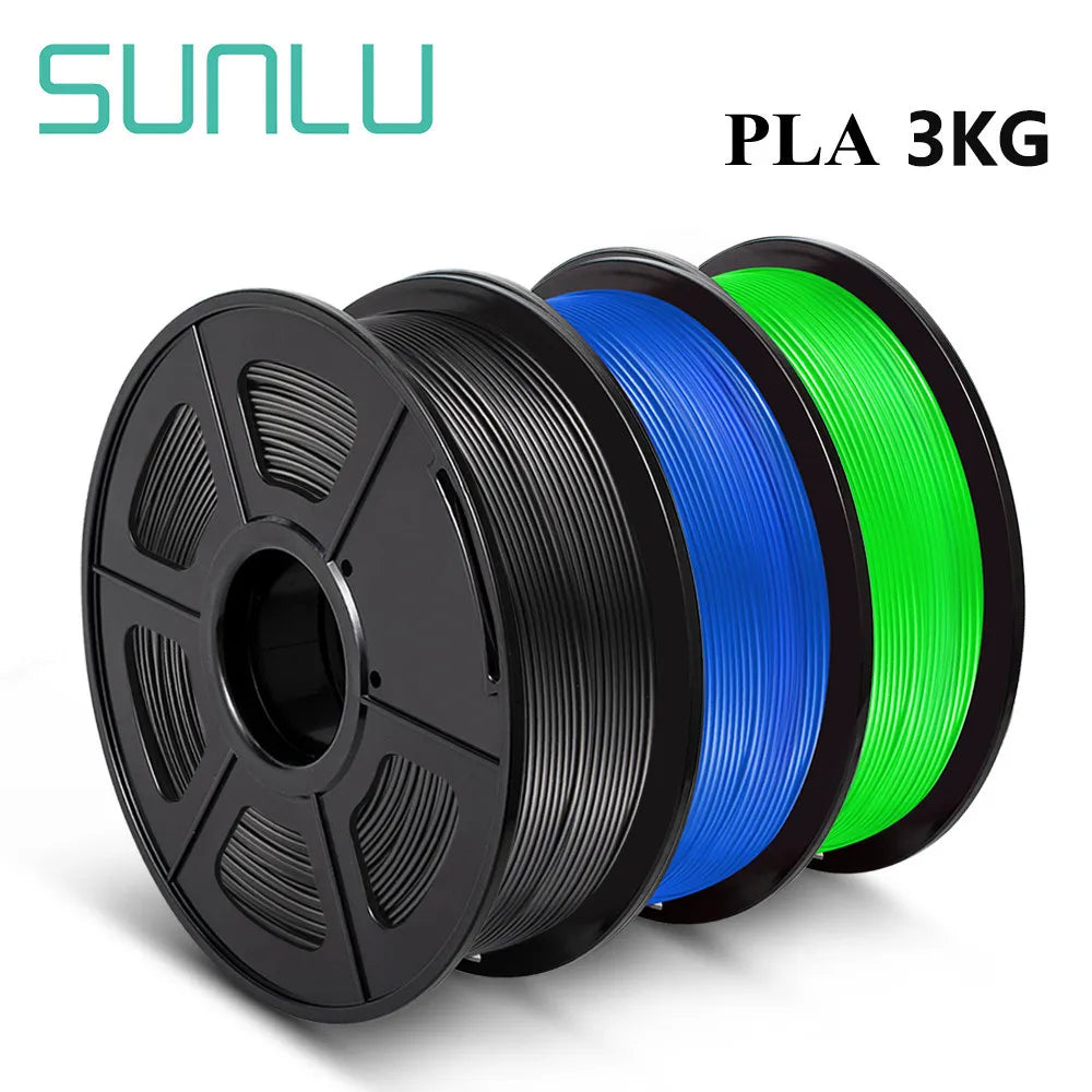 PLA Filament 3 Rolls 1.75Mm for 3D Printer 100% No Bubble Excellent Quality Filaments for Children Scribble