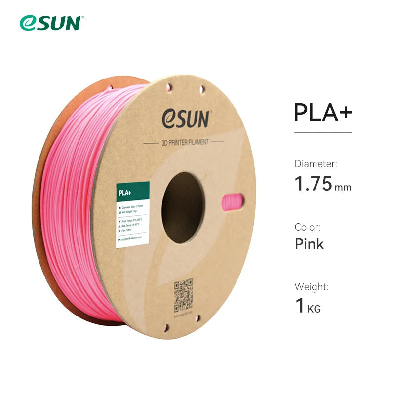 3D Printer Filament PLA+ 1.75Mm Dimensional Accuracy +/- 0.03Mm 1KG (2.2 LBS) Spool 3D Printing Material for 3D Printers