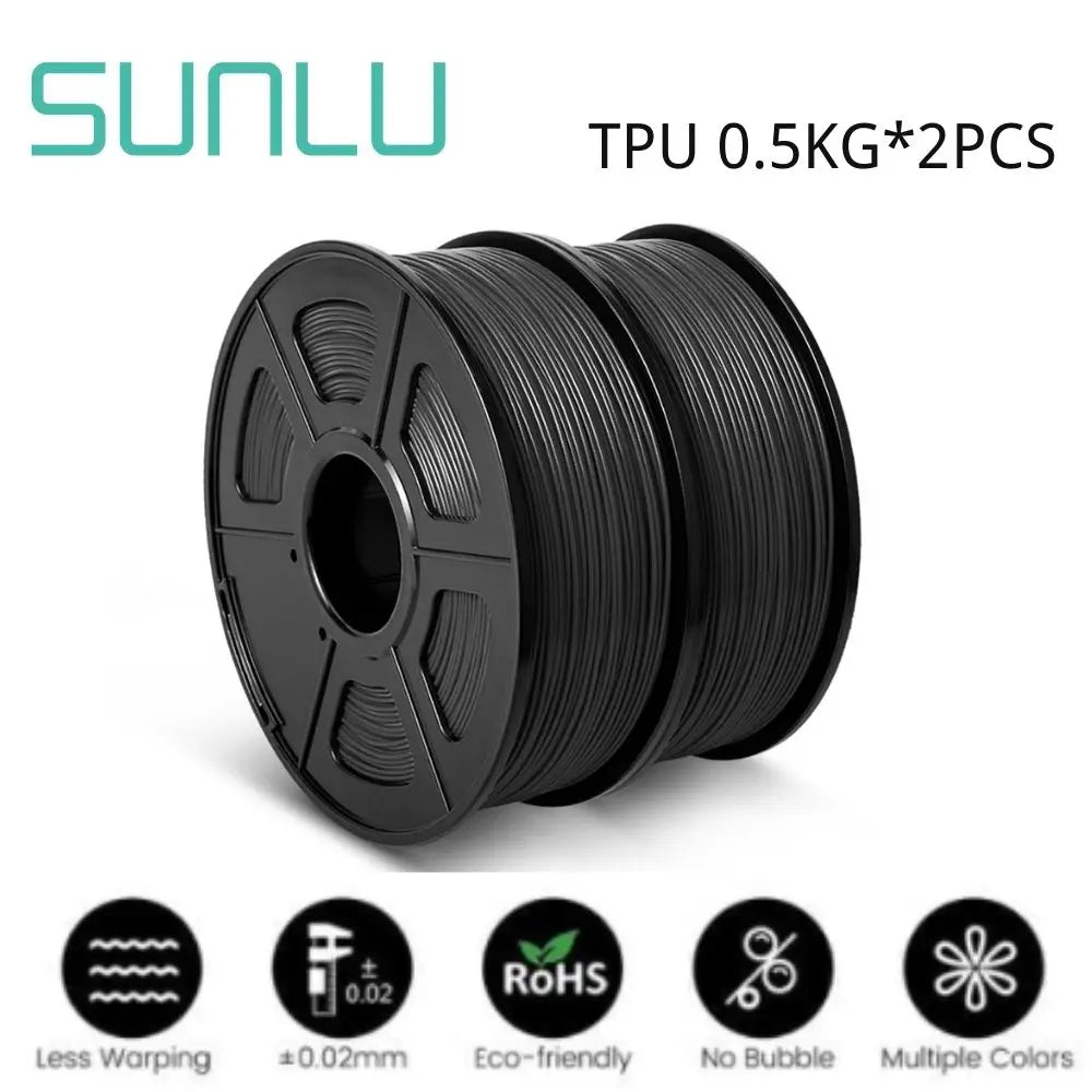 PLA PETG SILK TPU ABS Filament 2KG 1.75Mm +/-0.02MM 3D Printer Filament Neatly Wound Filament for 3D Printer from Local