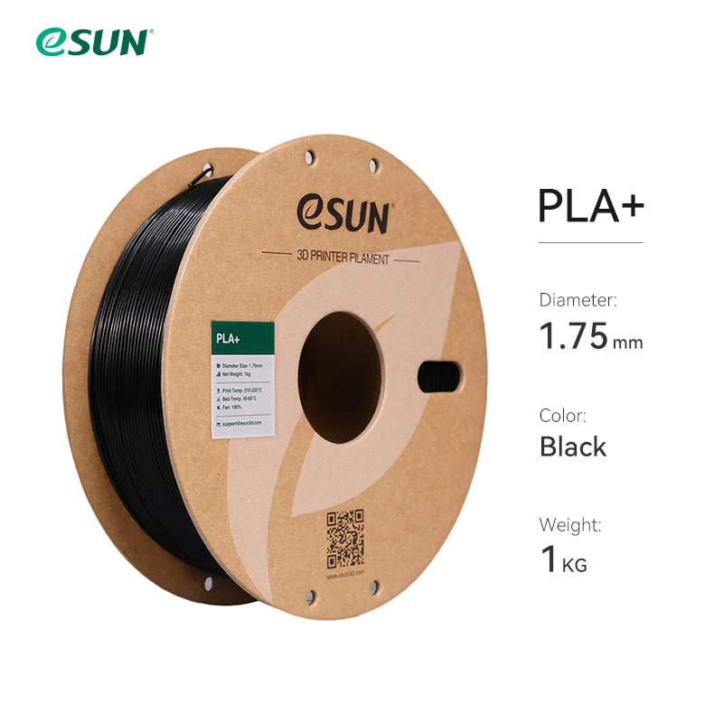 3D Printer Filament PLA+ 1.75Mm Dimensional Accuracy +/- 0.03Mm 1KG (2.2 LBS) Spool 3D Printing Material for 3D Printers