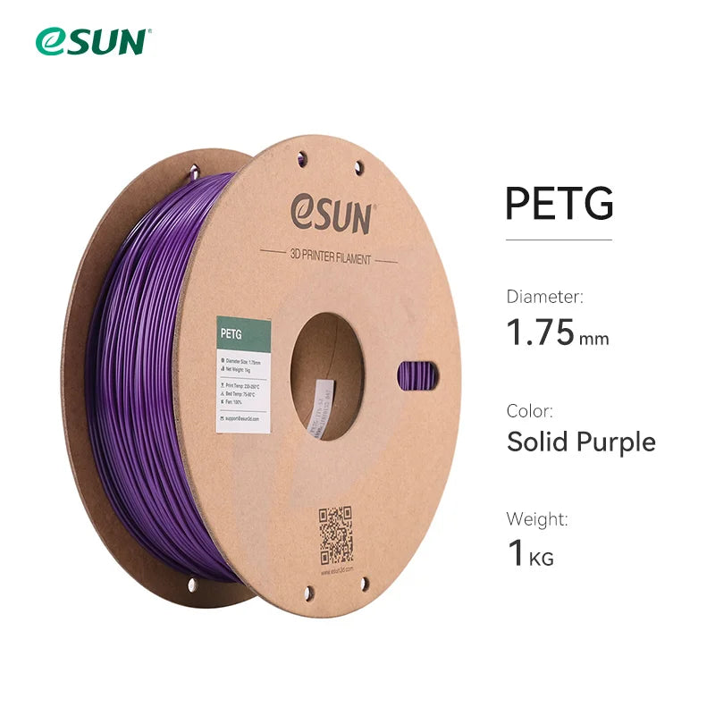 PETG Filament 1.75Mm,3D Printer Filament PETG Accuracy +/- 0.05Mm,1Kg 2.2LBS Spool 3D Printing Materials for 3D Printers
