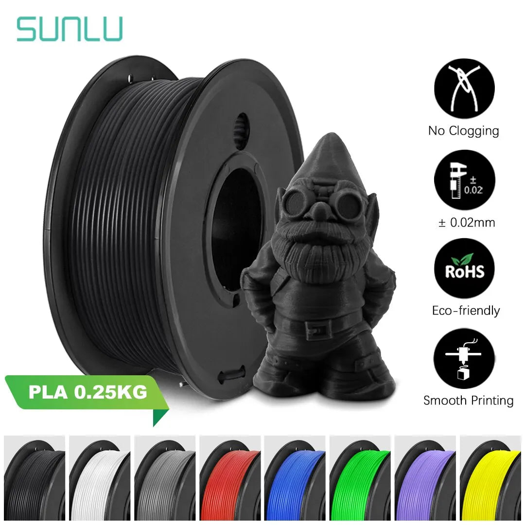 0.25KG 3D Filament Mini Spool PLA Filament 1.75Mm Small Environmental Protection for 3D Printer