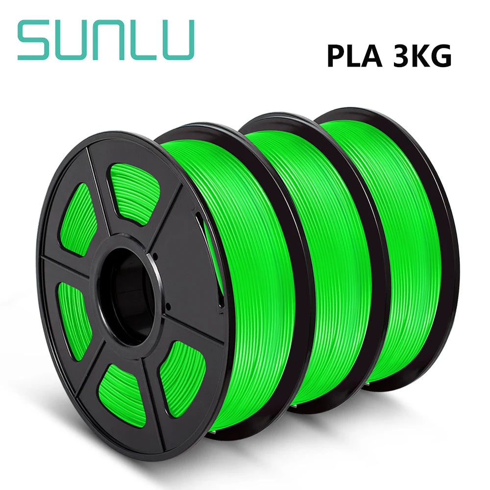 PLA Filament 3 Rolls 1.75Mm for 3D Printer 100% No Bubble Excellent Quality Filaments for Children Scribble