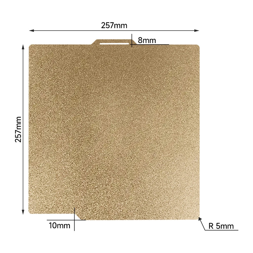 For Bambu Lab X1/P1P/P1S Build Plate PEO/PET/PEI Sheet 257X257Mm Double 3D Printing Diamond Carbon Fiber Texture for Bambulab