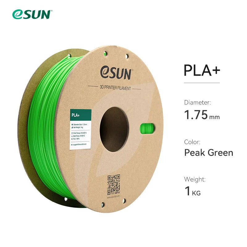 3D Printer Filament PLA+ 1.75Mm Dimensional Accuracy +/- 0.03Mm 1KG (2.2 LBS) Spool 3D Printing Material for 3D Printers