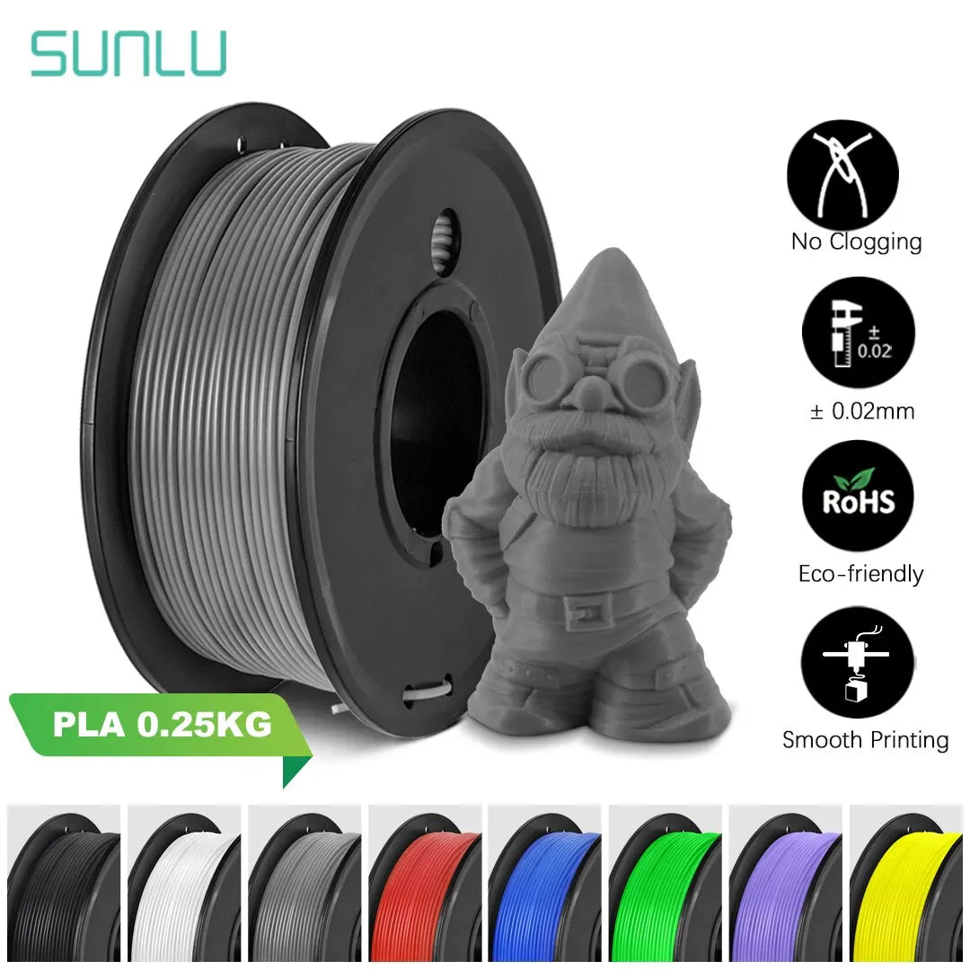 0.25KG 3D Filament Mini Spool PLA Filament 1.75Mm Small Environmental Protection for 3D Printer