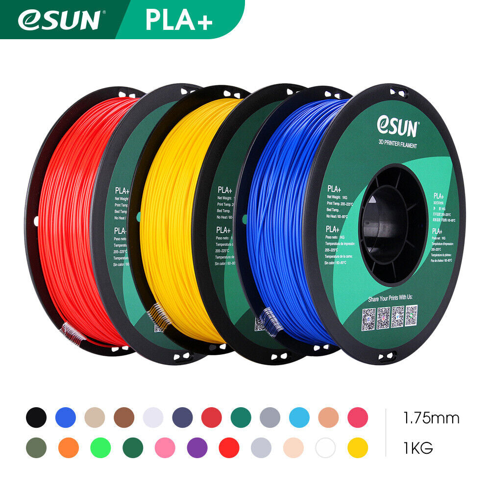 Esun PLA+ PLA plus PLA Pro Filament 1.75Mm 1KG Multi-Color for FDM 3D Printer