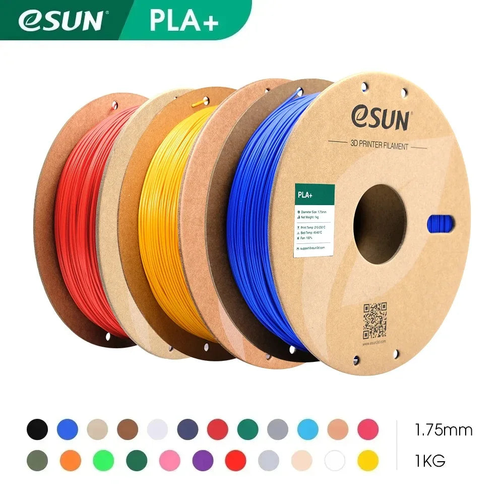 3D Printer Filament PLA+ 1.75Mm Dimensional Accuracy +/- 0.03Mm 1KG (2.2 LBS) Spool 3D Printing Material for 3D Printers