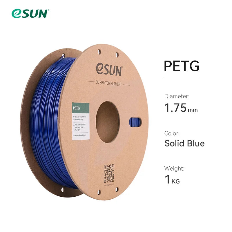 PETG Filament 1.75Mm,3D Printer Filament PETG Accuracy +/- 0.05Mm,1Kg 2.2LBS Spool 3D Printing Materials for 3D Printers