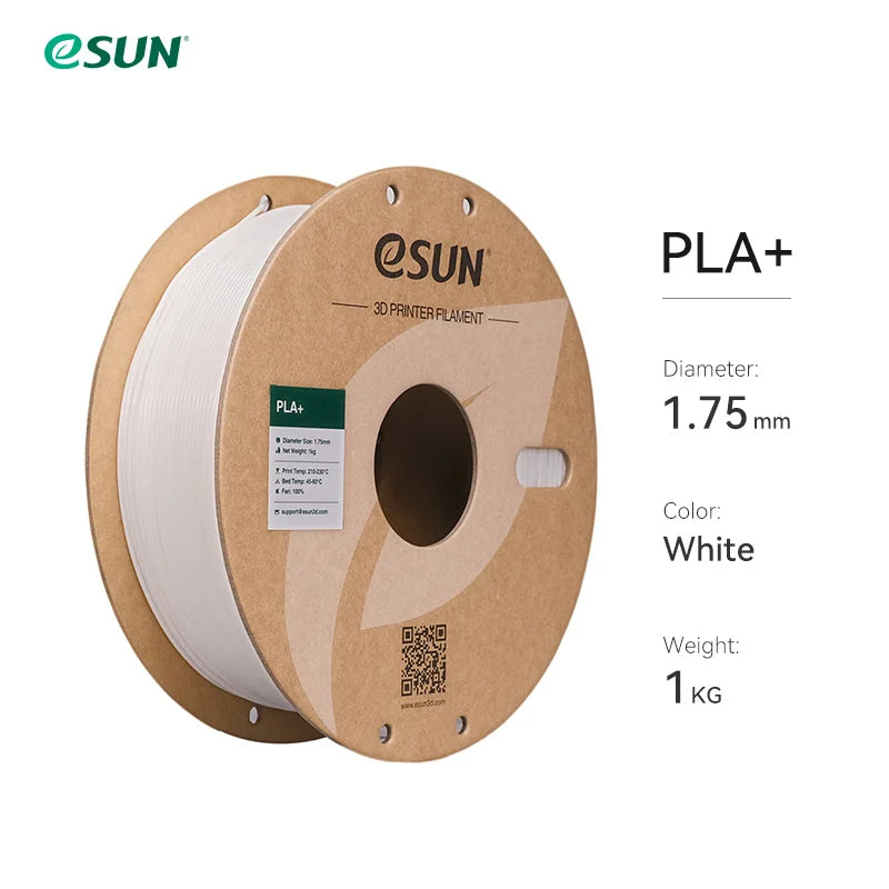 3D Printer Filament PLA+ 1.75Mm Dimensional Accuracy +/- 0.03Mm 1KG (2.2 LBS) Spool 3D Printing Material for 3D Printers