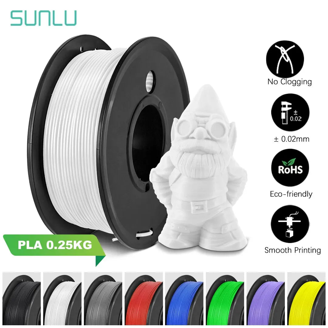 0.25KG 3D Filament Mini Spool PLA Filament 1.75Mm Small Environmental Protection for 3D Printer