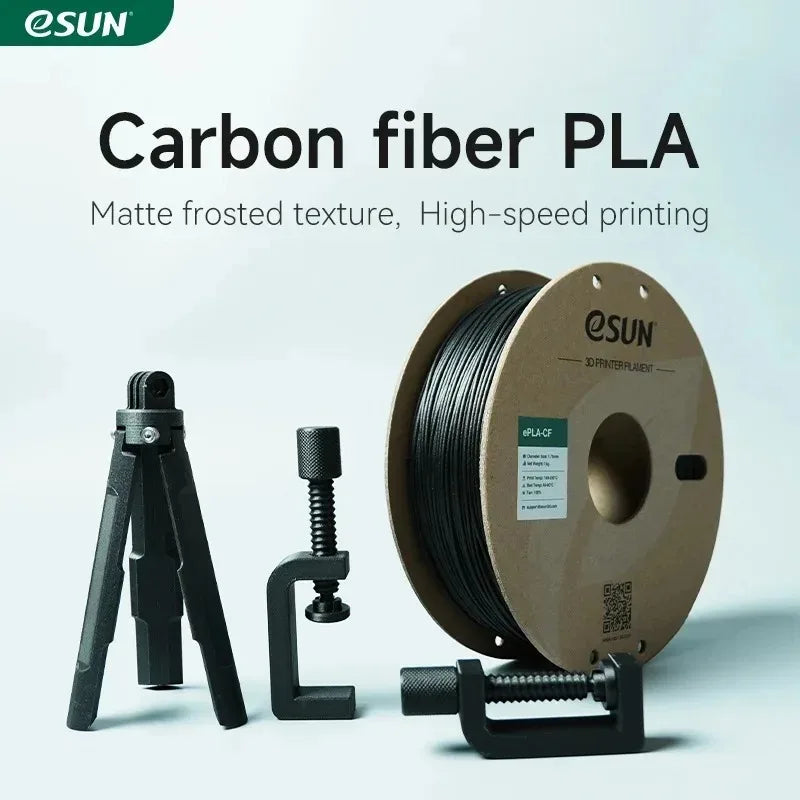 Carbon Fiber PLA 3D Printer Filament 1KG 1.75MM Fast Printing PLA-CF High-Strength Carbon Fiber PLA Filament for Bambu Lab