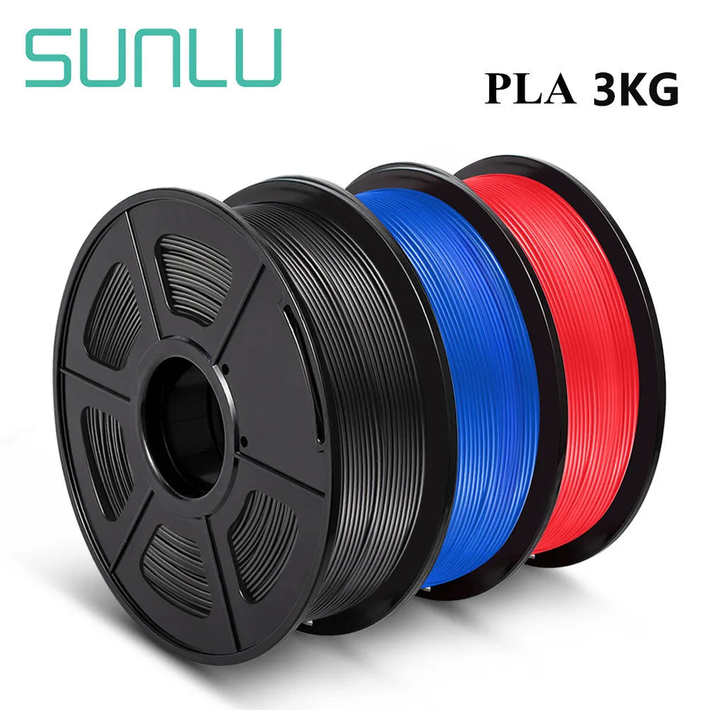 PLA Filament 3 Rolls 1.75Mm for 3D Printer 100% No Bubble Excellent Quality Filaments for Children Scribble