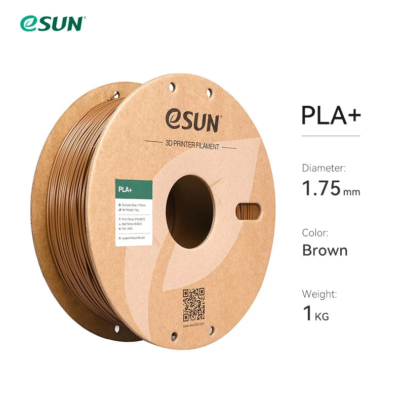 3D Printer Filament PLA+ 1.75Mm Dimensional Accuracy +/- 0.03Mm 1KG (2.2 LBS) Spool 3D Printing Material for 3D Printers