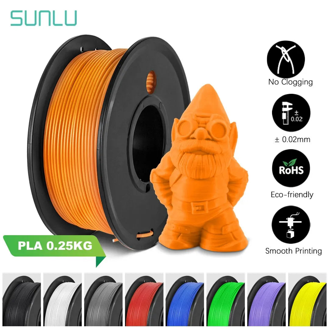 0.25KG 3D Filament Mini Spool PLA Filament 1.75Mm Small Environmental Protection for 3D Printer