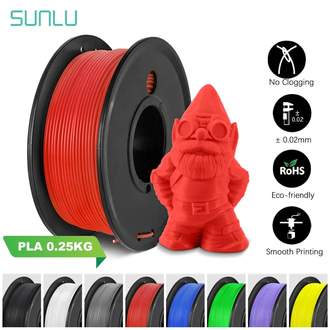 0.25KG 3D Filament Mini Spool PLA Filament 1.75Mm Small Environmental Protection for 3D Printer