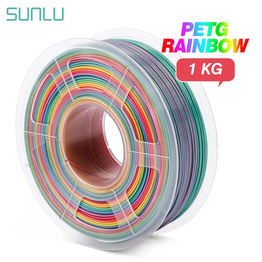 PLA Rainbow Filament 1.75Mm 1Kg 3D Printer Filament 1.75 Mm 1Kg for 3D Printer Rainbow Color Printing