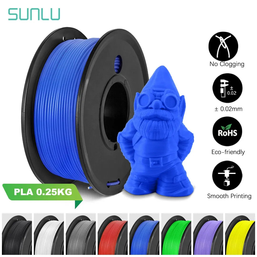 0.25KG 3D Filament Mini Spool PLA Filament 1.75Mm Small Environmental Protection for 3D Printer