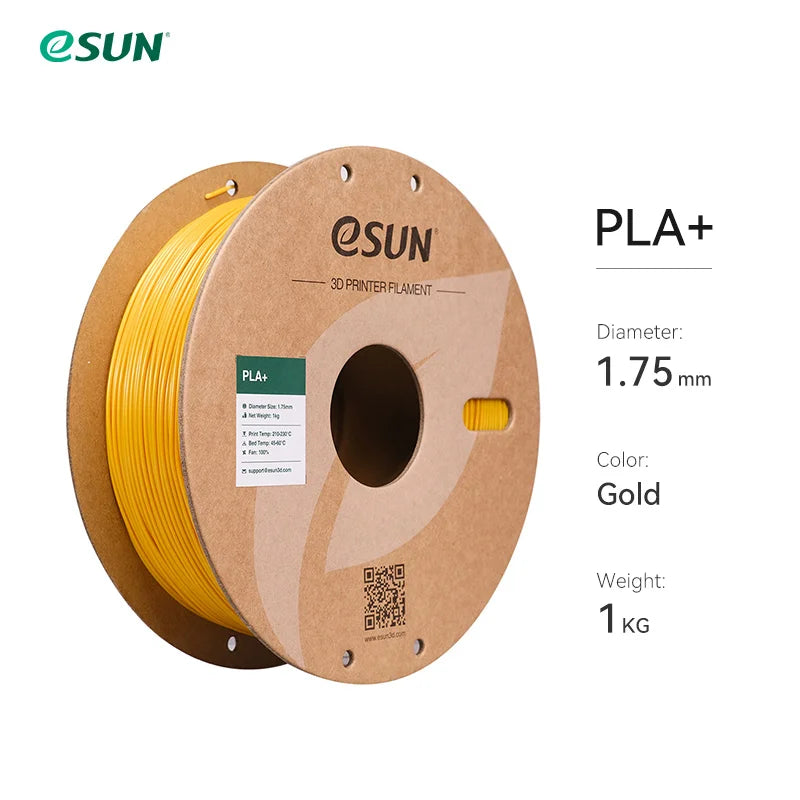 3D Printer Filament PLA+ 1.75Mm Dimensional Accuracy +/- 0.03Mm 1KG (2.2 LBS) Spool 3D Printing Material for 3D Printers