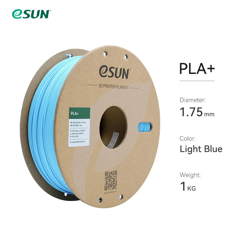 3D Printer Filament PLA+ 1.75Mm Dimensional Accuracy +/- 0.03Mm 1KG (2.2 LBS) Spool 3D Printing Material for 3D Printers