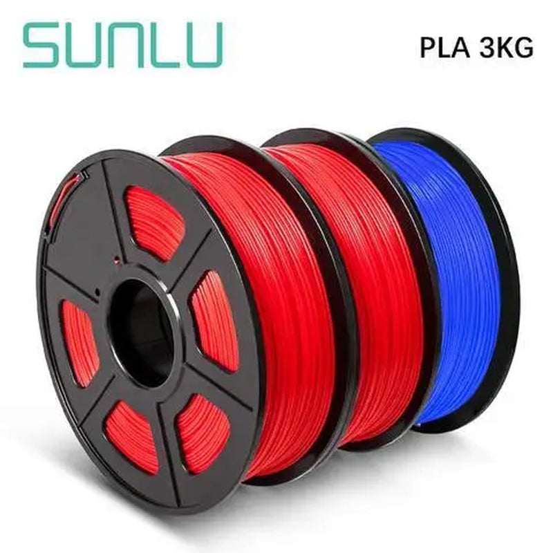 PLA Filament 3 Rolls 1.75Mm for 3D Printer 100% No Bubble Excellent Quality Filaments for Children Scribble