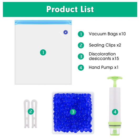 Storage Bag Kit 3D Printing Silk PLA PETG TPU Filament Sealed Vacuum Keep Dry Avoid Moisture for 3D Printer Spools