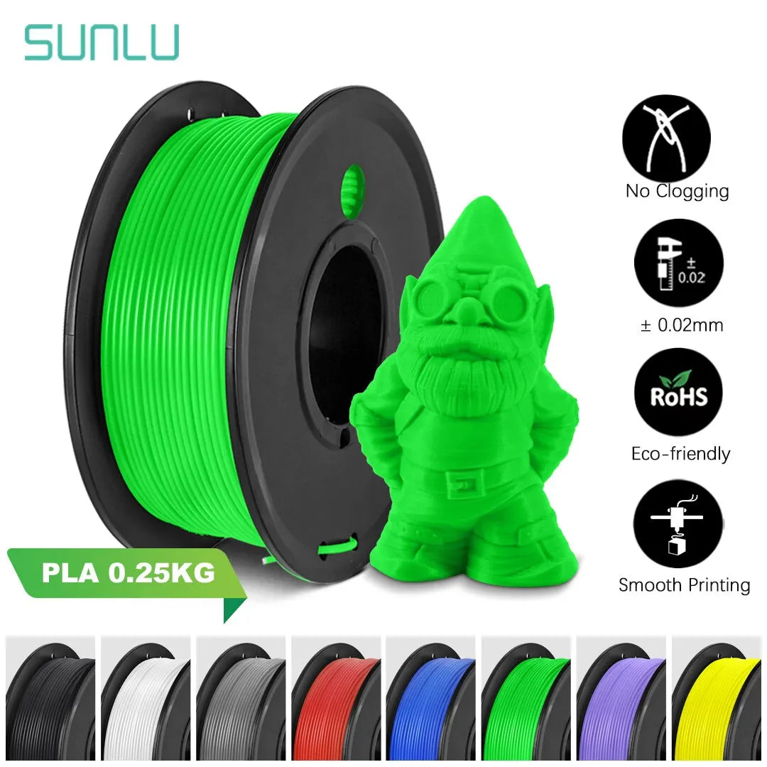 0.25KG 3D Filament Mini Spool PLA Filament 1.75Mm Small Environmental Protection for 3D Printer